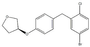 (3S)-3-[4-[(5-溴-2-氯苯基)甲基]苯氧基]四氫呋喃